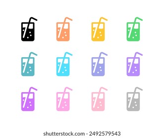Editable lemonade vector icon. Food, restaurant. Part of a big icon set family. Perfect for web and app interfaces, presentations, infographics, etc
