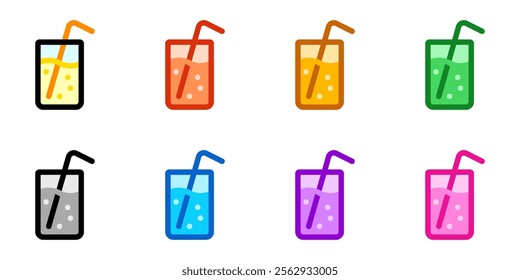 Editable lemonade vector icon. Food, restaurant. Part of a big icon set family. Perfect for web and app interfaces, presentations, infographics, etc