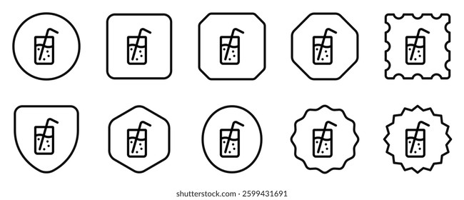 Editable lemonade vector icon. Food, restaurant. Part of a big icon set family. Perfect for web and app interfaces, presentations, infographics, etc