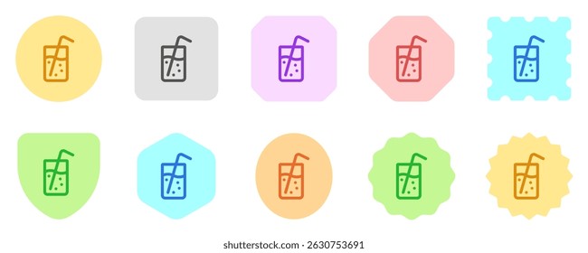 Editable lemonade vector icon. Food, restaurant. Part of a big icon set family. Perfect for web and app interfaces, presentations, infographics, etc