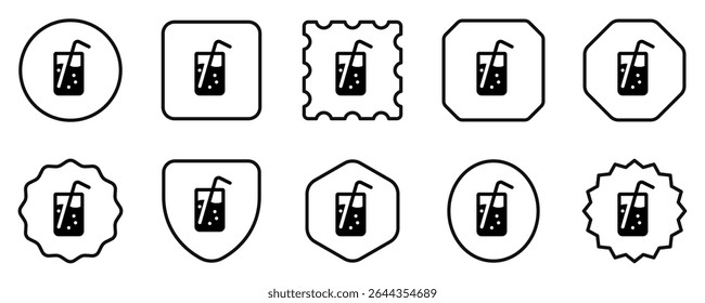 Editable lemonade vector icon. Food, restaurant. Part of a big icon set family. Perfect for web and app interfaces, presentations, infographics, etc