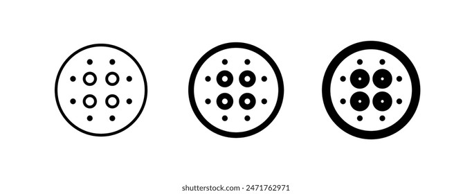 Editable lens blur vector icon. Part of a big icon set family. Perfect for web and app interfaces, presentations, infographics, etc