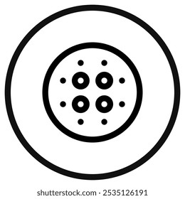 Editable lens blur vector icon. Part of a big icon set family. Perfect for web and app interfaces, presentations, infographics, etc
