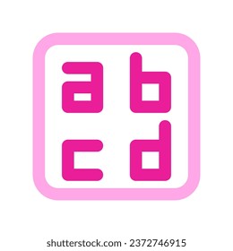 Editable letter, alphabet vector icon. Part of a big icon set family. Perfect for web and app interfaces, presentations, infographics, etc