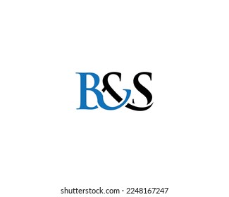 Editable Letter B and S Logo Template Design Vector Illustration.