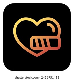 Editable life, heart, health point vector icon. Video game, game elements. Part of a big icon set family. Perfect for web and app interfaces, presentations, infographics, etc