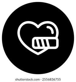Editable life, heart, health point vector icon. Video game, game elements. Part of a big icon set family. Perfect for web and app interfaces, presentations, infographics, etc