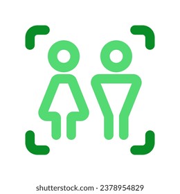 Editable life simulation game, people, couple vector icon. Video game, game elements. Part of a big icon set family. Perfect for web and app interfaces, presentations, infographics, etc