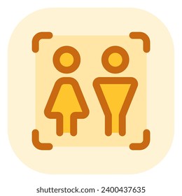 Editable life simulation game, people, couple vector icon. Video game, game elements. Part of a big icon set family. Perfect for web and app interfaces, presentations, infographics, etc