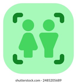 Editable life simulation game, people, couple vector icon. Video game, game elements. Part of a big icon set family. Perfect for web and app interfaces, presentations, infographics, etc