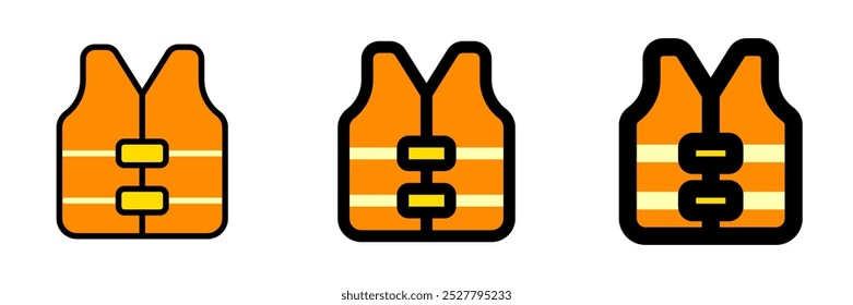 Editable lifejacket vector icon. Part of a big icon set family. Perfect for web and app interfaces, presentations, infographics, etc