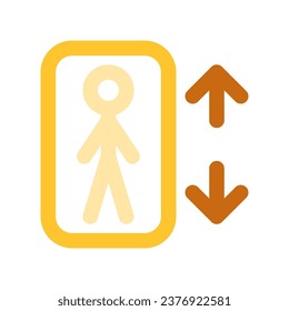 Editable lift, elevator vector icon. Part of a big icon set family. Perfect for web and app interfaces, presentations, infographics, etc