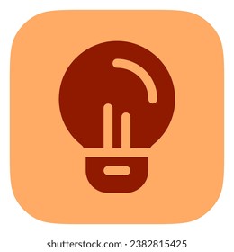 Editable lightbulb, idea vector icon. Part of a big icon set family. Perfect for web and app interfaces, presentations, infographics, etc
