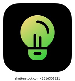 Editable lightbulb, idea vector icon. Part of a big icon set family. Perfect for web and app interfaces, presentations, infographics, etc