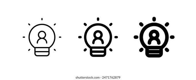 Editable lightbulb, innovation vector icon. Part of a big icon set family. Perfect for web and app interfaces, presentations, infographics, etc