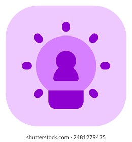 Editable lightbulb, innovation vector icon. Part of a big icon set family. Perfect for web and app interfaces, presentations, infographics, etc