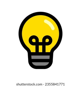 Editable lightbulb vector icon. Property, real estate, construction, mortgage, interiors. Part of a big icon set family. Perfect for web and app interfaces, presentations, infographics, etc