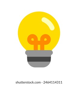 Editable lightbulb vector icon. Property, real estate, construction, mortgage, interiors. Part of a big icon set family. Perfect for web and app interfaces, presentations, infographics, etc