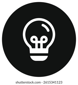 Editable lightbulb vector icon. Property, real estate, construction, mortgage, interiors. Part of a big icon set family. Perfect for web and app interfaces, presentations, infographics, etc