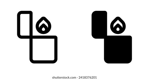 Editable lighter vector icon. Part of a big icon set family. Perfect for web and app interfaces, presentations, infographics, etc