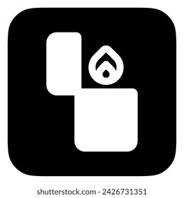 Editable lighter vector icon. Part of a big icon set family. Perfect for web and app interfaces, presentations, infographics, etc