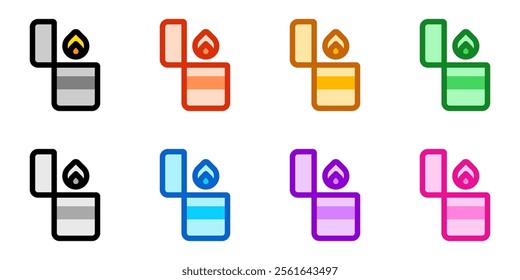 Editable lighter vector icon. Part of a big icon set family. Perfect for web and app interfaces, presentations, infographics, etc