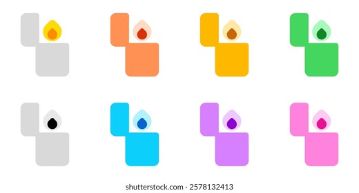 Editable lighter vector icon. Part of a big icon set family. Perfect for web and app interfaces, presentations, infographics, etc