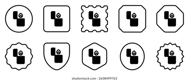 Editable lighter vector icon. Part of a big icon set family. Perfect for web and app interfaces, presentations, infographics, etc