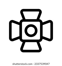 Editable lighting set vector icon. Movie, cinema, entertainment. Part of a big icon set family. Perfect for web and app interfaces, presentations, infographics, etc