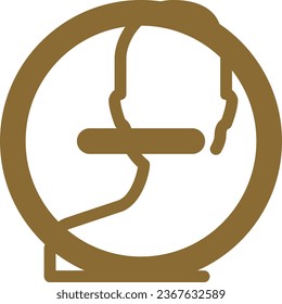 Editable line icon a business strategy symbol set as a customisable black stroke eps vector graphic flat illustration
