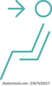 Editable line icon a business strategy symbol set as a customisable black stroke eps vector graphic flat illustration