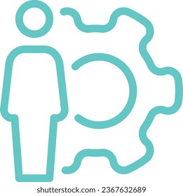 Icono de línea editable un símbolo de estrategia de negocio establecido como una ilustración plana vectorial de paso negro personalizable