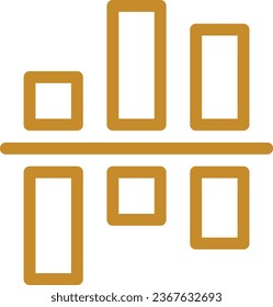 Editable line icon a business strategy symbol set as a customisable black stroke eps vector graphic flat illustration