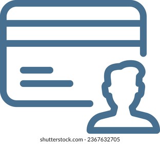 Editable line icon a business strategy symbol set as a customisable black stroke eps vector graphic flat illustration