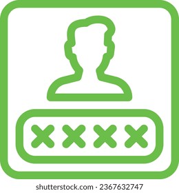 Editable line icon a business strategy symbol set as a customisable black stroke eps vector graphic flat illustration