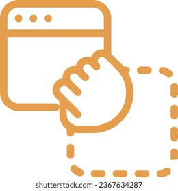 Editable line icon a business strategy symbol set as a customisable black stroke eps vector graphic flat illustration