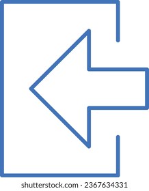 Icono de línea editable un símbolo de estrategia de negocio establecido como una ilustración plana vectorial de paso negro personalizable