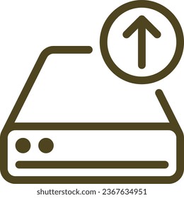 Editable line icon a business strategy symbol set as a customisable black stroke eps vector graphic flat illustration