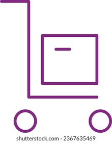 Editable line icon a business strategy symbol set as a customisable black stroke eps vector graphic flat illustration