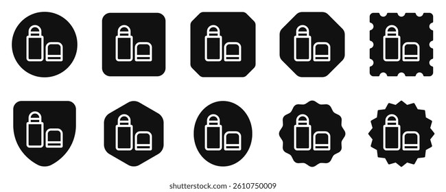 Editable lip balm vector icon. Cosmetics, makeup, skincare, beauty. Part of a big icon set family. Perfect for web and app interfaces, presentations, infographics, etc