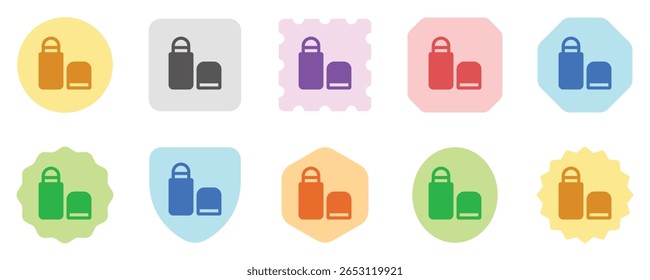 Ícone de vetor de protetor labial editável. Cosméticos, maquiagem, cuidados com a pele, beleza. Parte de uma grande família de conjuntos de ícones. Perfeito para interfaces web e app, apresentações, infográficos, etc