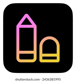 Editable lip liner vector icon. Cosmetics, makeup, skincare, beauty. Part of a big icon set family. Perfect for web and app interfaces, presentations, infographics, etc