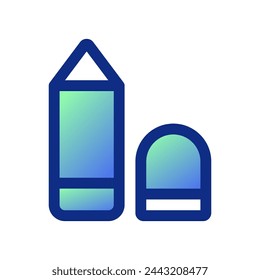 Editable lip liner vector icon. Cosmetics, makeup, skincare, beauty. Part of a big icon set family. Perfect for web and app interfaces, presentations, infographics, etc