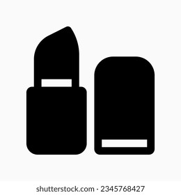 Editable lipstick vector icon. Cosmetics, makeup, skincare, beauty. Part of a big icon set family. Perfect for web and app interfaces, presentations, infographics, etc
