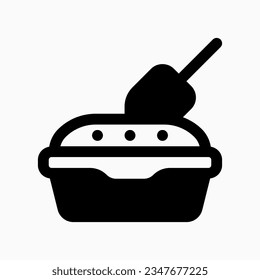 Editable litter box vector icon. Veterinary, animal, pet care, pet shop. Part of a big icon set family. Perfect for business, web and app interfaces, presentations, infographics, etc