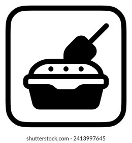 Editable litter box vector icon. Veterinary, animal, pet care, pet shop. Part of a big icon set family. Perfect for business, web and app interfaces, presentations, infographics, etc