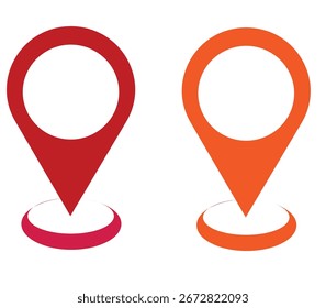 Ícone de Localização Editável, Pino do Mapa, Símbolo de Marcador GPS