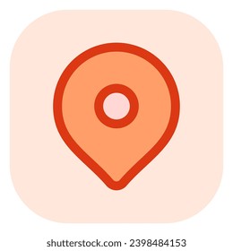 Editable location pin vector icon. Map, location, navigation. Part of a big icon set family. Perfect for web and app interfaces, presentations, infographics, etc