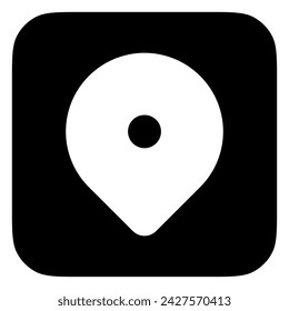 Editable location pin vector icon. Map, location, navigation. Part of a big icon set family. Perfect for web and app interfaces, presentations, infographics, etc