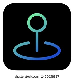 Editable location point vector icon. Map, location, navigation. Part of a big icon set family. Perfect for web and app interfaces, presentations, infographics, etc